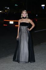 ANNASOPHIA ROBB Arrives at Giorgio Armani Women