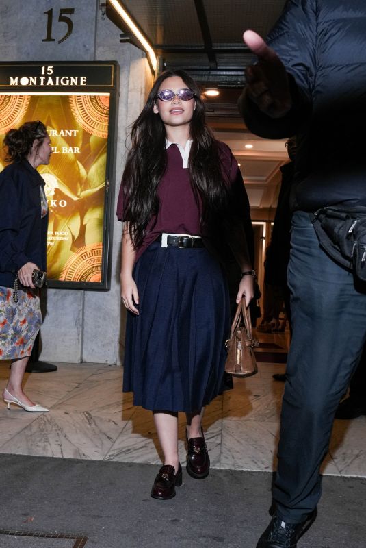 ARIANA GREENBLATT Leaves Miu Miu Afterparty at Paris Fashion Week 10/01/2024