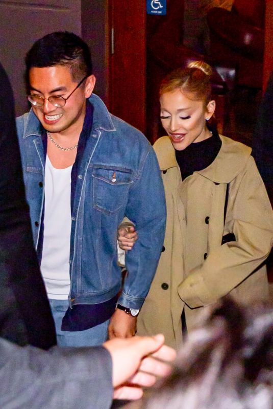 ARIANA RANDE Out and About in New York 10/10/2024