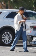 ASHLEE SIMPSON Out for Coffee at Joan