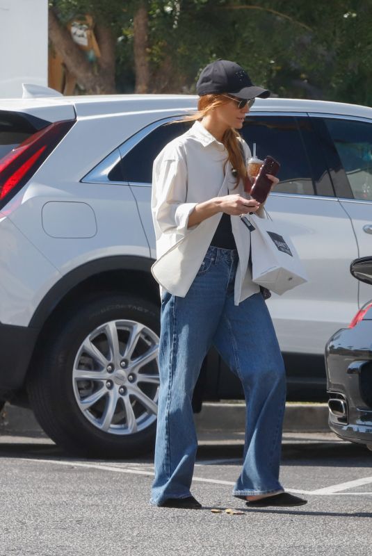 ASHLEE SIMPSON Out for Coffee at Joan