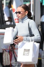 ASHLEY MOORE Out Shopping at Farmer