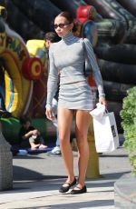 ASHLEY MOORE Out Shopping at Farmer