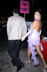 ASHLEY PARK and Paul Forman Arrives at Paris Hilton