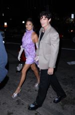 ASHLEY PARK and Paul Forman Arrives at Paris Hilton