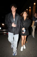 ASHLEY PARK and Paul Forman Leaves Hotel Costes at Paris Fashion Week 09/30/2024