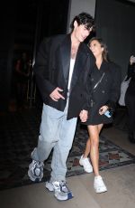 ASHLEY PARK and Paul Forman Leaves Hotel Costes at Paris Fashion Week 09/30/2024