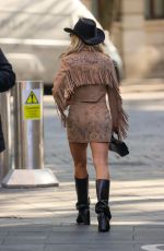 ASHLEY ROBERTS Arrives at Global Radio Make Some Noise Day 10/11/2024