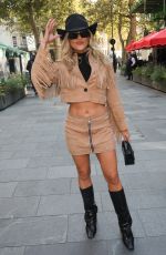 ASHLEY ROBERTS Arrives at Global Radio Make Some Noise Day 10/11/2024
