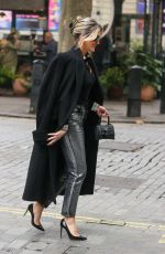 ASHLEY ROBERTS Arrives at Heart Radio in London 10/15/2024