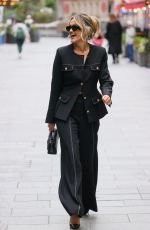 ASHLEY ROBERTS Arrives at Heart Radio in London 10/21/2024