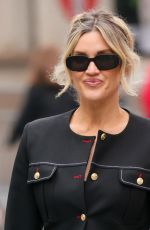 ASHLEY ROBERTS Arrives at Heart Radio in London 10/21/2024