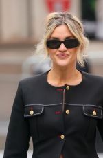 ASHLEY ROBERTS Arrives at Heart Radio in London 10/21/2024