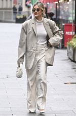 ASHLEY ROBERTS Leaves Global Studios in London 10/02/2024
