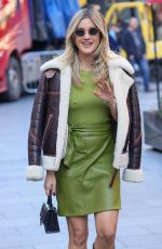 ASHLEY ROBERTS Leaves Heart Breakfast Show in London 10/24/2024