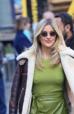ASHLEY ROBERTS Leaves Heart Breakfast Show in London 10/24/2024