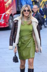 ASHLEY ROBERTS Leaves Heart Breakfast Show in London 10/24/2024