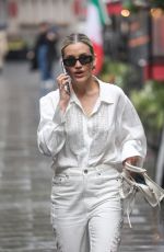 ASHLEY ROBERTS Leaves Heart Radio in London 09/30/2024