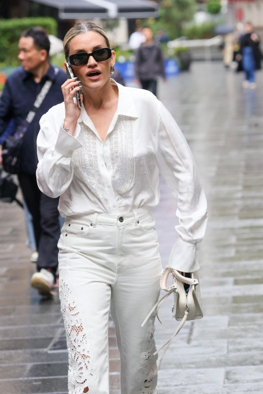 ASHLEY ROBERTS Leaves Heart Radio in London 09/30/2024