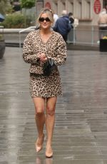 ASHLEY ROBERTS Leaves Heart Radio in London 10/08/2024