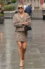 ASHLEY ROBERTS Leaves Heart Radio in London 10/08/2024