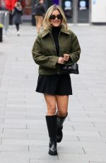 ASHLEY ROBERTS Leaves Heart Radio in London 10/31/2024