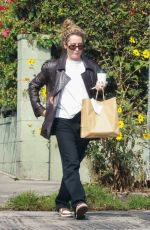 ASHLEY TISDALE Picks up Food To-go from All Time Diner 10/15/2024