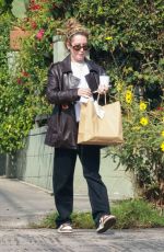 ASHLEY TISDALE Picks up Food To-go from All Time Diner 10/15/2024