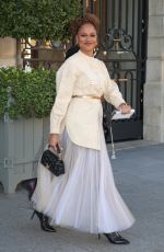 AVA DUVERNAY Leaves Her Hotel at Paris Fashion Week 10/01/2024