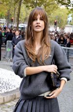 BARBARA PALVIN at Miu Miu SS25 Fashion Show in Paris 10/01/2024