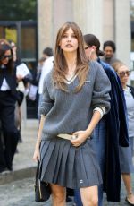 BARBARA PALVIN at Miu Miu SS25 Fashion Show in Paris 10/01/2024