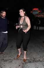 BARBIE FEREIRA Leaves Chateau Marmont Hotel in Los Angeles 10/04/2024