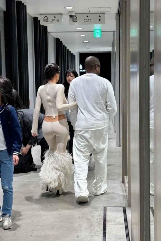 BIANCA CENSORI and Kanye West Out Shopping in Tokyo 10/08/2024