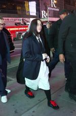 BILLIE EILISH Arrives at Glamour Women of the Year in New York 10/08/2024