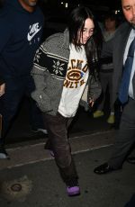 BILLIE EILISH Arrives at SNL After-party in New York 10/20/2024