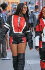 BLAC CHYNA Shooting a Promotional Content in Beverly Hills 10/09/2024