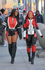 BLAC CHYNA Shooting a Promotional Content in Beverly Hills 10/09/2024