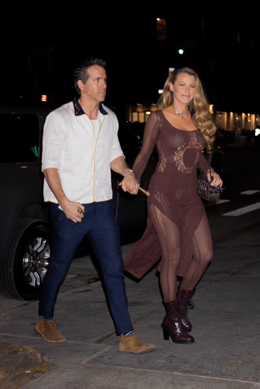 BLAKE LIVELY and Ryan Reynolds Arrives at Corner Store in New York 10/11/2024