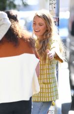 BLAKE LIVELY Leaves Gemma Restaurant with Chip and Joanna Gaines 10/22/2024