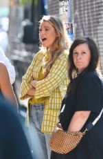BLAKE LIVELY Leaves Gemma Restaurant with Chip and Joanna Gaines 10/22/2024