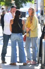 BLAKE LIVELY Leaves Gemma Restaurant with Chip and Joanna Gaines 10/22/2024