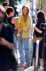 BLAKE LIVELY Leaves Gemma Restaurant with Chip and Joanna Gaines 10/22/2024