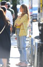 BLAKE LIVELY Leaves Gemma Restaurant with Chip and Joanna Gaines 10/22/2024