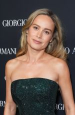 BRIE LARSON at Giorgio Armani RTW Spring 2025 Fashion Show in New York 10/17/2024