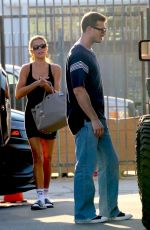BROOKS NADER and Gleb Savchenko Arrives at Dancing With the Stars Rehearsals in Los Angeles 10/02/2024