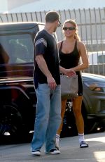 BROOKS NADER and Gleb Savchenko Arrives at Dancing With the Stars Rehearsals in Los Angeles 10/02/2024