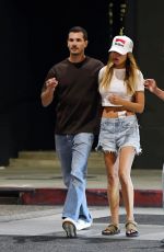 BROOKS NADER and Gleb Savchenko Confirm Offstage Romance Kissing on a Date Night in Los Angeles 09/28/2024