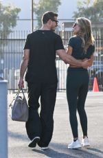 BROOKS NADER and Gleb Savchenko Leaves Dancing with the Stars Practice in Los Angeles 10/03/2024