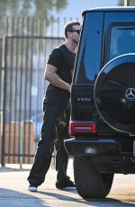 BROOKS NADER and Gleb Savchenko Leaves Dancing with the Stars Practice in Los Angeles 10/03/2024