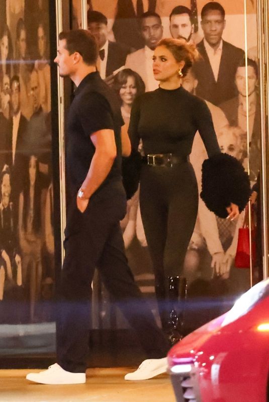 BROOKS NADER and Gleb Savchenko on a Dinner Date at Catch LA in West Hollywood 10/09/2024
